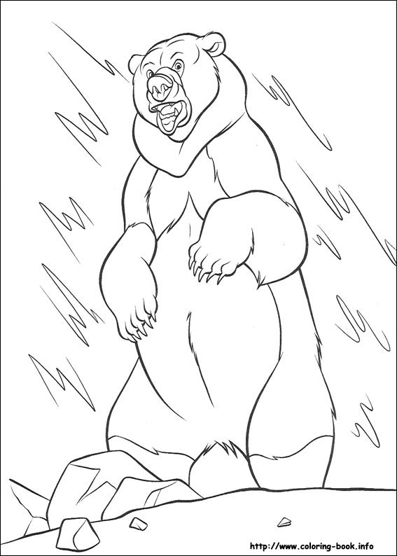 Brother Bear coloring picture